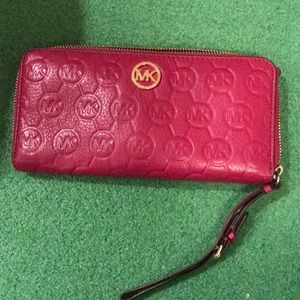 Pink Michael Kors wallet